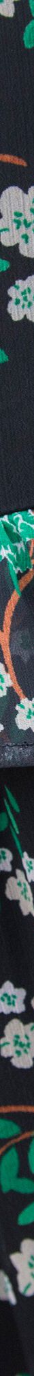 Robe volantée imprimée (noir / vert) Robe volantée imprimée (noir / vert)